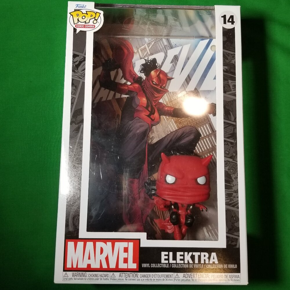 Funko Pop! Daredevil Elektra Marvel Comic Cover Collectible #14